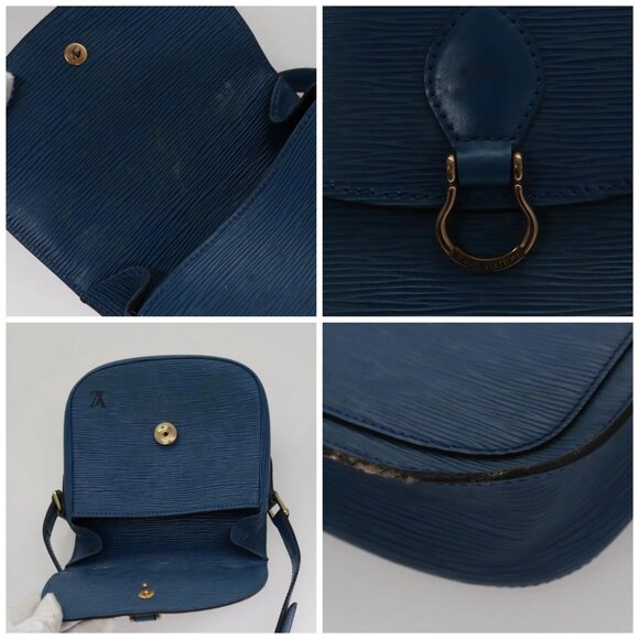 LOUIS VUITTON Epi Saint Cloud PM Shoulder Bag Blue - Picture 11 of 15